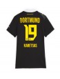 Ženski Nogometna dresi replika Borussia Dortmund Konstantinos Karetsas #19 Gostujoči 2026-27 Kratek rokav Ženski Nogometna dresi replika Borussia Dortmund Konstantinos Karetsas #19 Gostujoči 2026-27 Kratek rokav